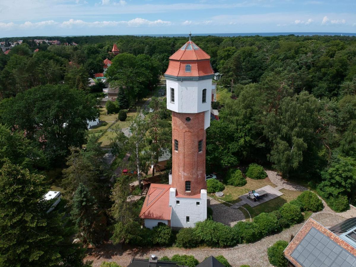 Historischer Wasserturm Von 1913 Graal-Mueritz Ngoại thất bức ảnh